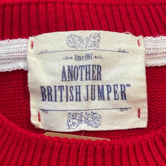 Another British Jumper ED SHEERAN Ugly Christmas Sweater Size Small - Picture 4 of 6